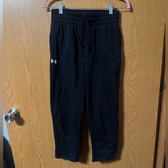 Womens Under Armour Black Sweatpants - Picture 1 of 4
